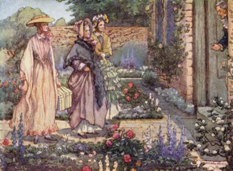 Illustrazione per Cranford di Mrs Gaskell